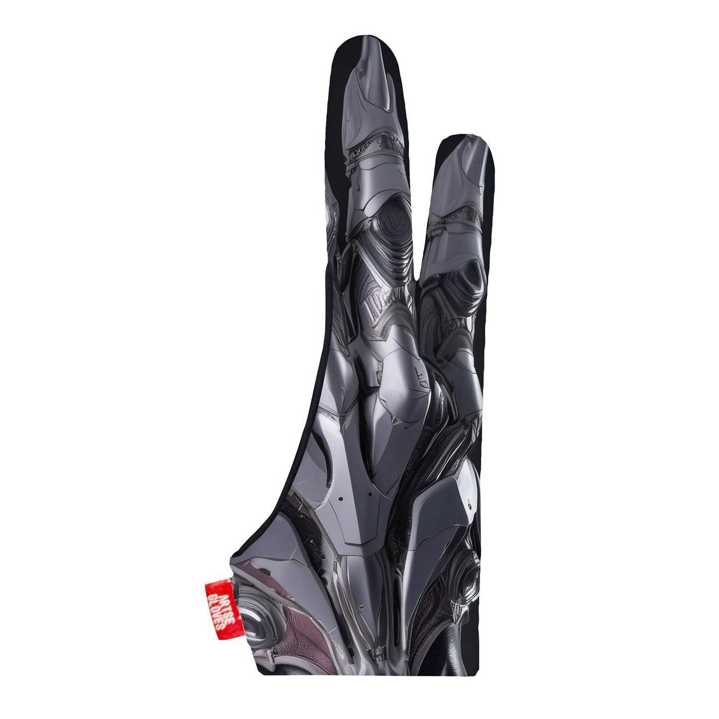 Artse gloves with two-finger anti-smudge robotic hand design, ideal for digital artists.