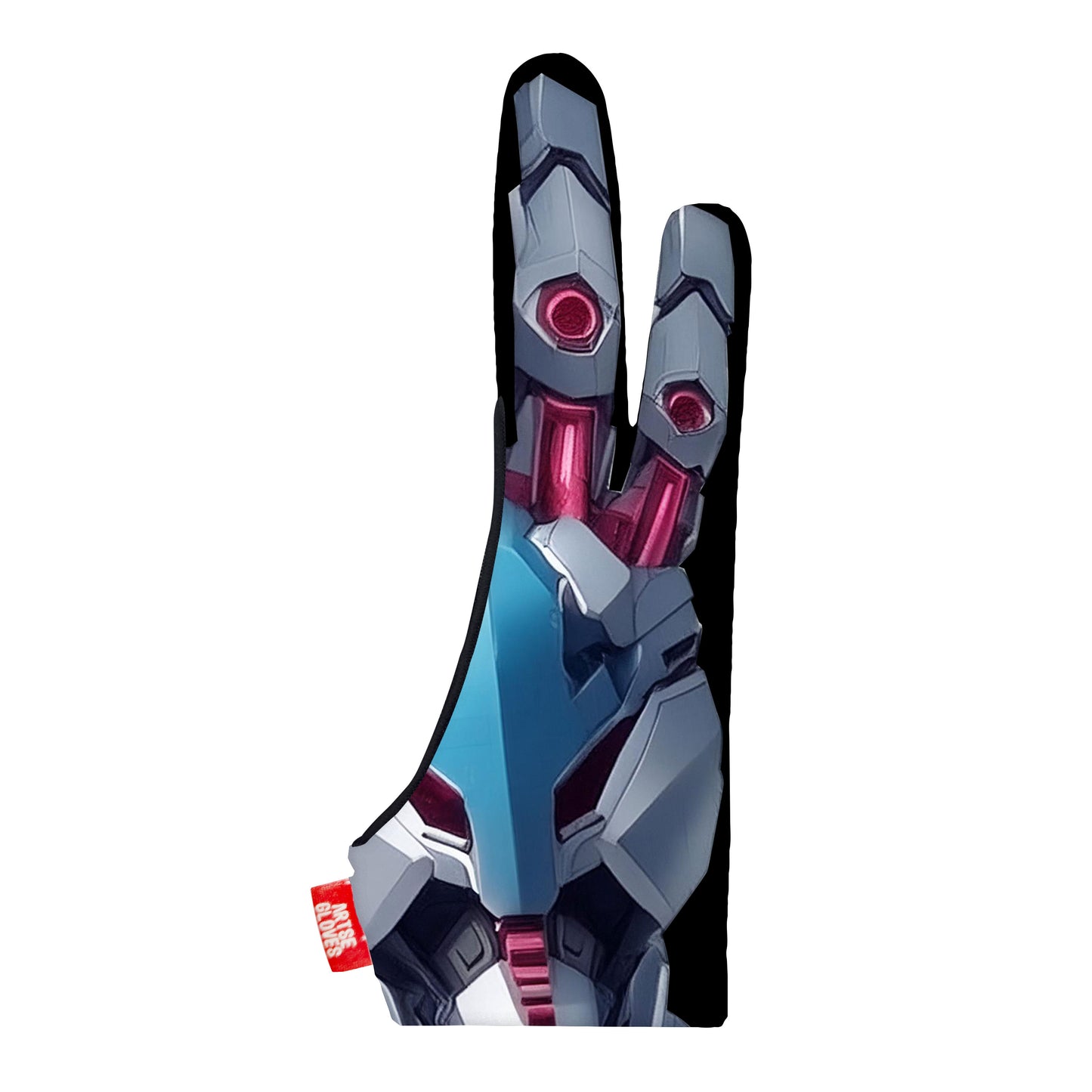 Artse gloves with two-finger anti-smudge robotic hand design, ideal for digital artists.