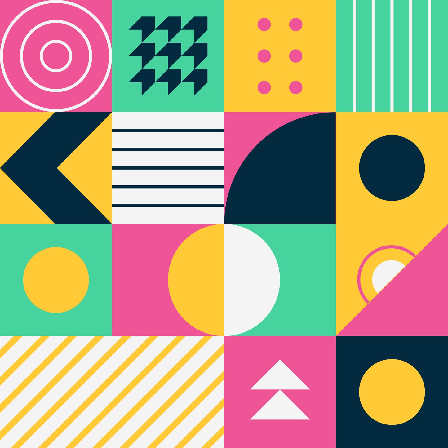 Pink Geometric Pattern Artse gloves template perfect for use in art, graphics, and fashion.
