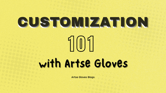 Customization 101 with Artse Gloves — blog cover for guide on how to customize your drawing glove and personalize art tools.