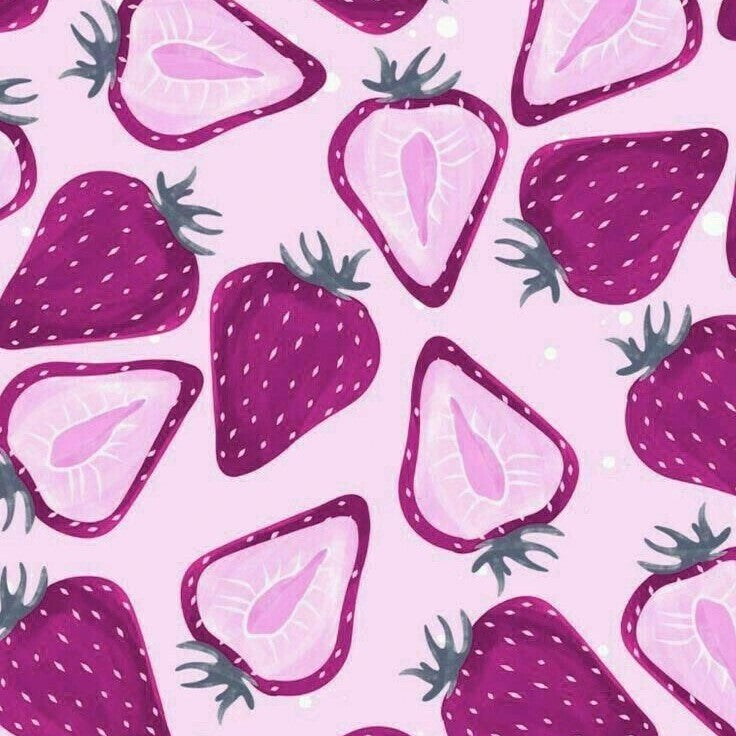 Strawberry Pattern Drawing Gloves for Tablet