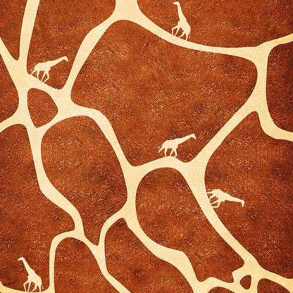 Giraffe in Giraffe Pattern Drawing Gloves for Tablet