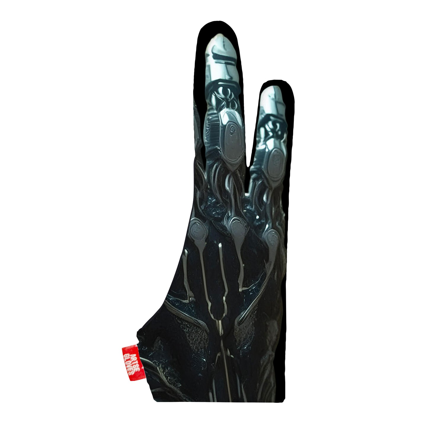 Artse gloves with two-finger anti-smudge robotic hand design, ideal for digital artists.