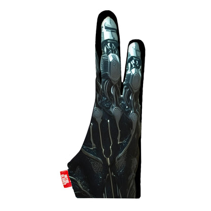 Artse gloves with two-finger anti-smudge robotic hand design, ideal for digital artists.