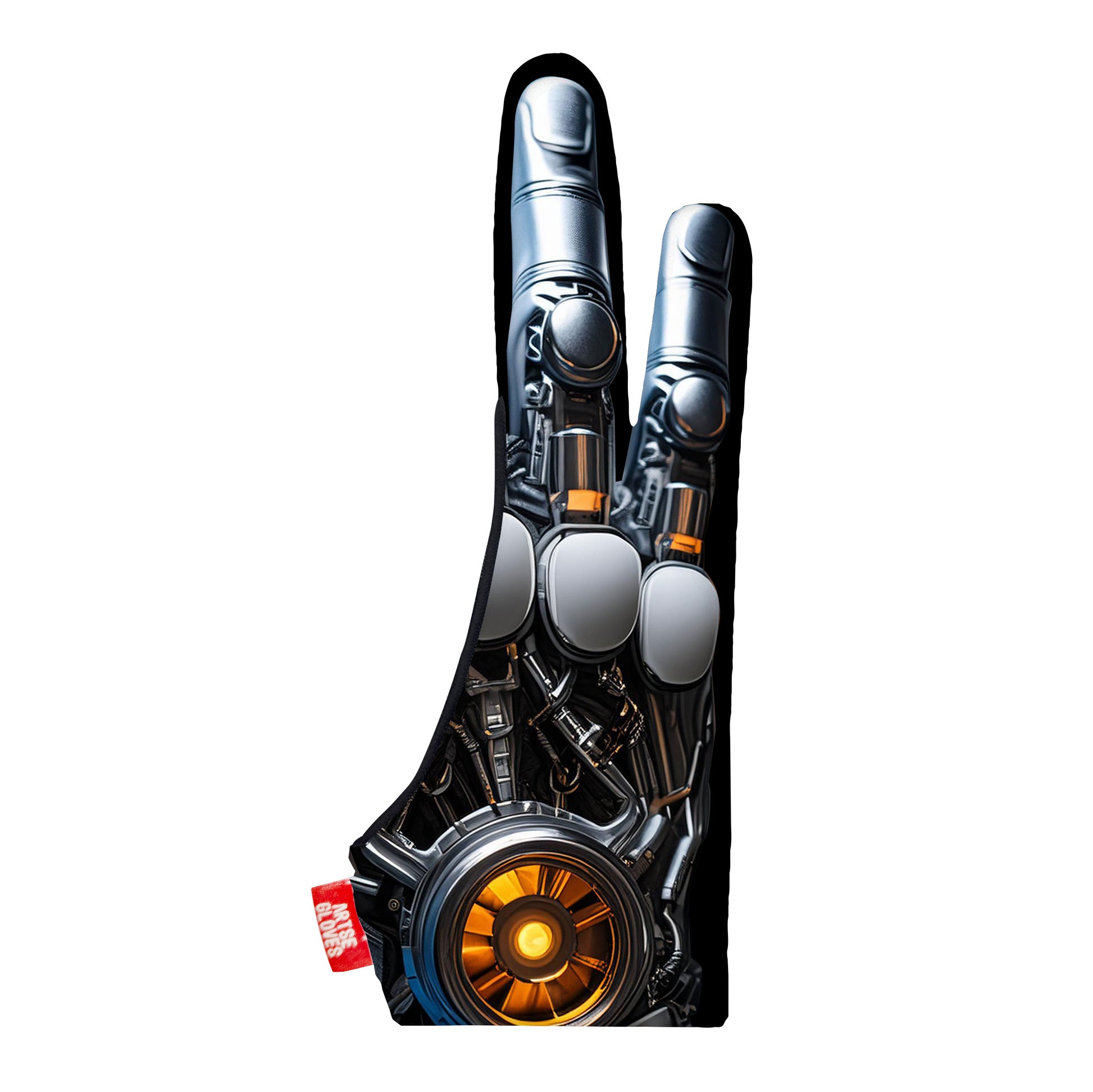 Artse gloves with two-finger anti-smudge robotic hand design, ideal for digital artists.