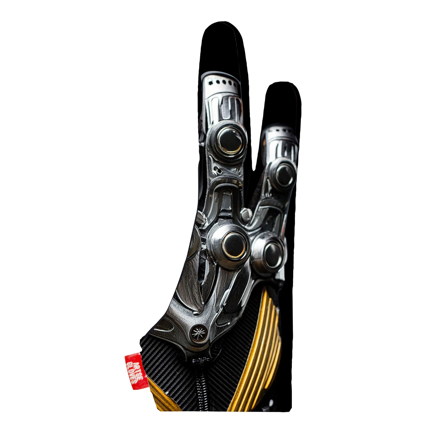 Artse gloves with two-finger anti-smudge robotic hand design, ideal for digital artists.