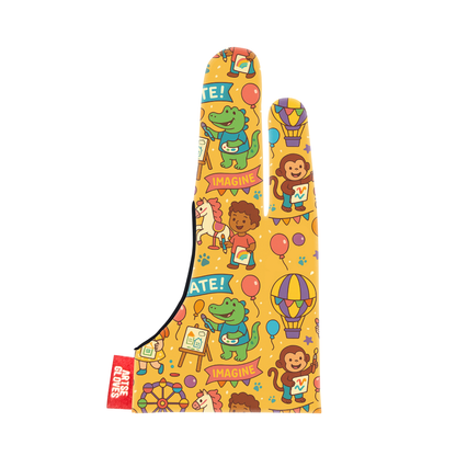 Colorful children's book with illustrations of animals and text on a white background