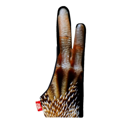 Artse gloves with two-finger anti-smudge lizard hand design, ideal for digital artists.