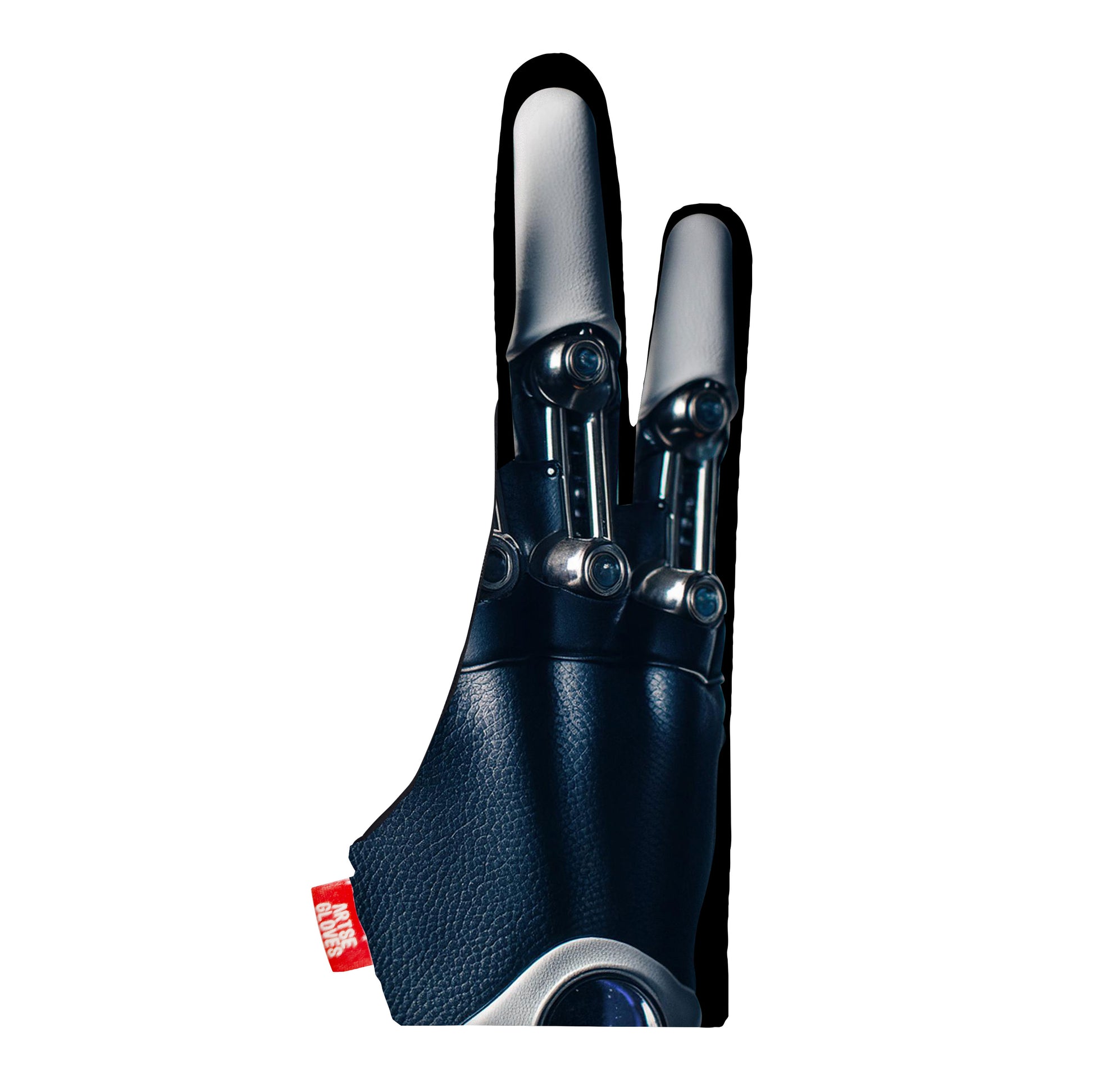 Artse gloves with two-finger anti-smudge robotic hand design, ideal for digital artists.