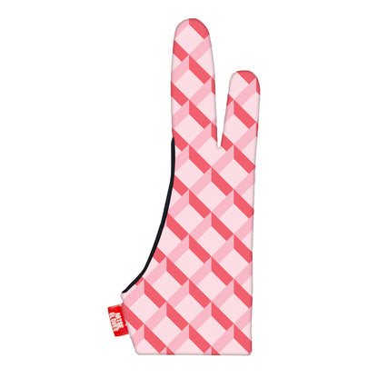 Artse gloves with two-finger anti-smudge Criss Cross design, ideal for digital artists.
