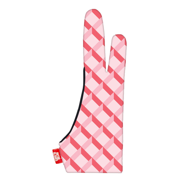 Artse gloves with two-finger anti-smudge Criss Cross design, ideal for digital artists.