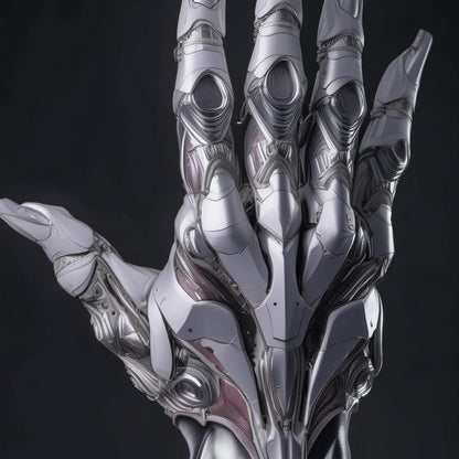 Graphics Cyber Claw Artse gloves template perfect for use in art, graphics, and fashion.