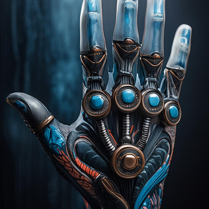 Graphics Sapphire Claw Artse gloves template perfect for use in art, graphics, and fashion.