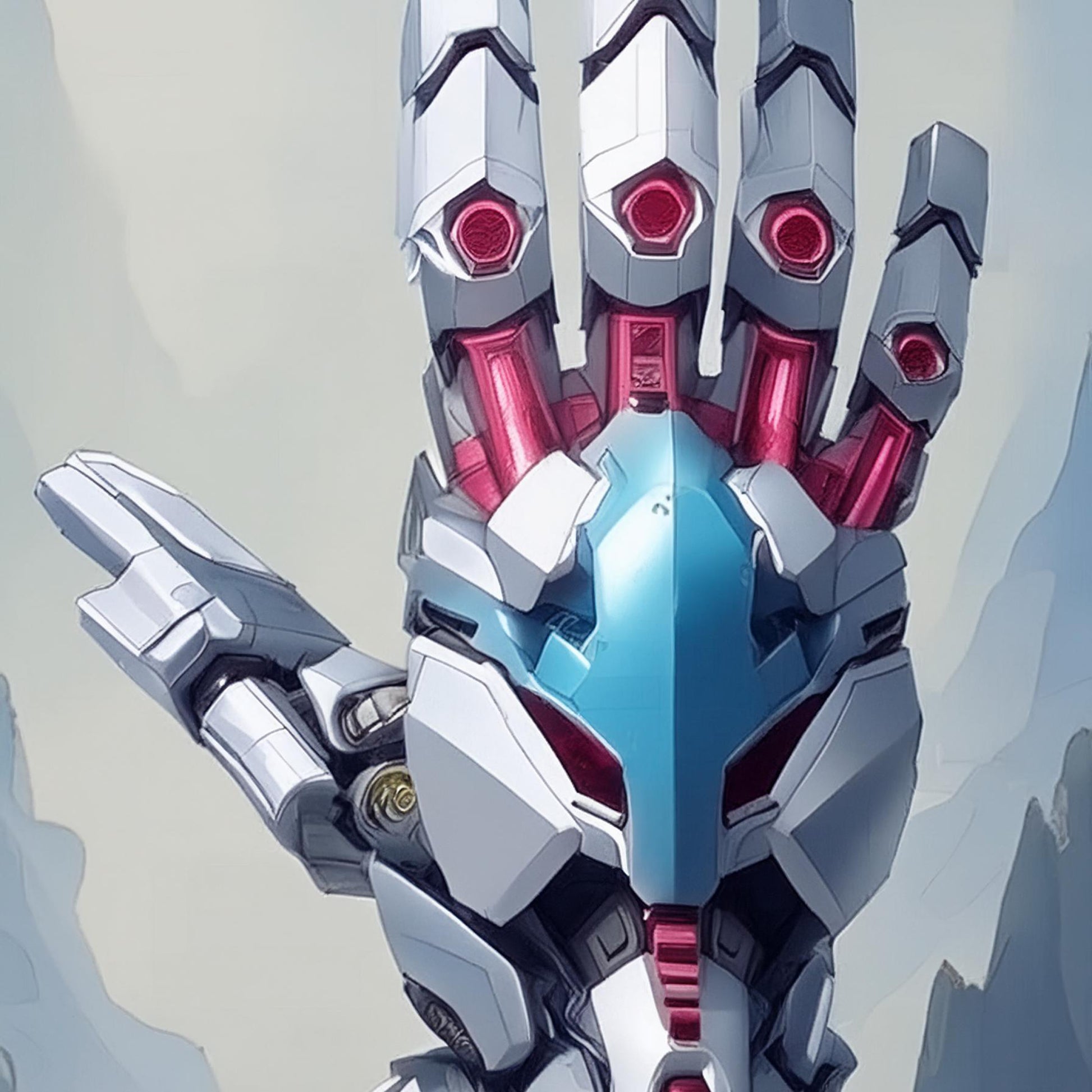 Graphics Vanguard Gauntlet Artse Gloves template perfect for use in art, graphics, and fashion.