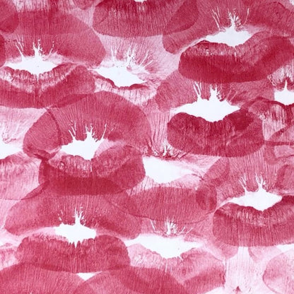 Lipstick Stain Pattern Drawing Gloves for Tablet