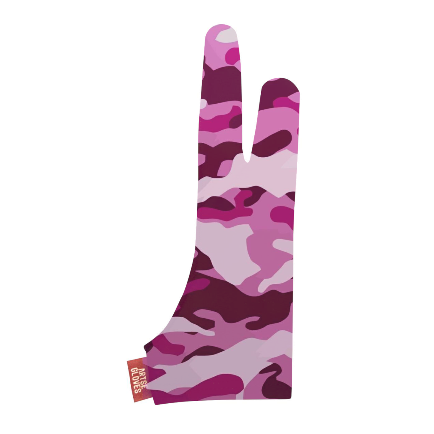 Pink Camouflage Pattern Drawing Gloves for Tablet