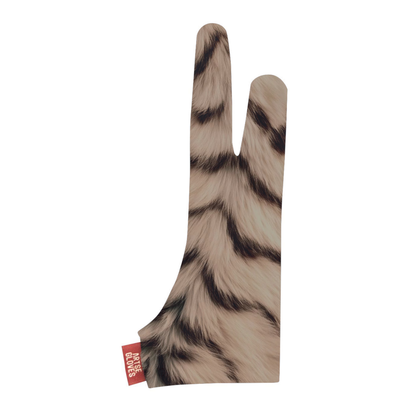 Tiger Fur Pattern Drawing Gloves for Tablet