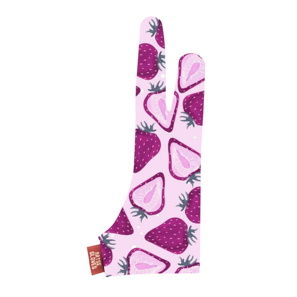 Strawberry Pattern Drawing Gloves for Tablet