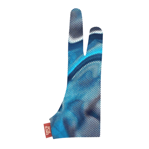 Dot Matrix Pattern Drawing Gloves for Tablet
